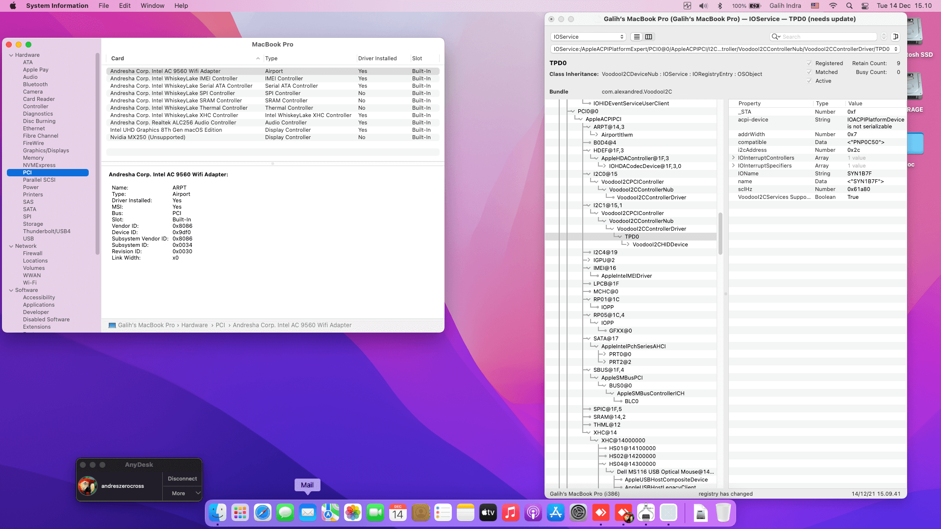 Acer Swift SF314 58G 51KV [WhiskeyLake   Intel UHD 620 + I2C]   OpenCore 9